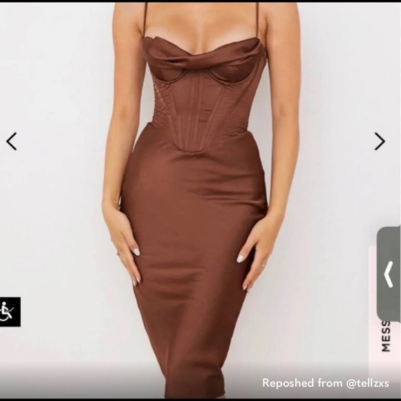 House of CB Dresses & Skirts - House of cb Myra dress brown small